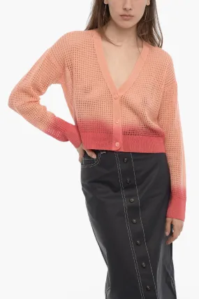 360Sweater Gradient Effect Openwork JESSICA Cardigan Xs Standard size