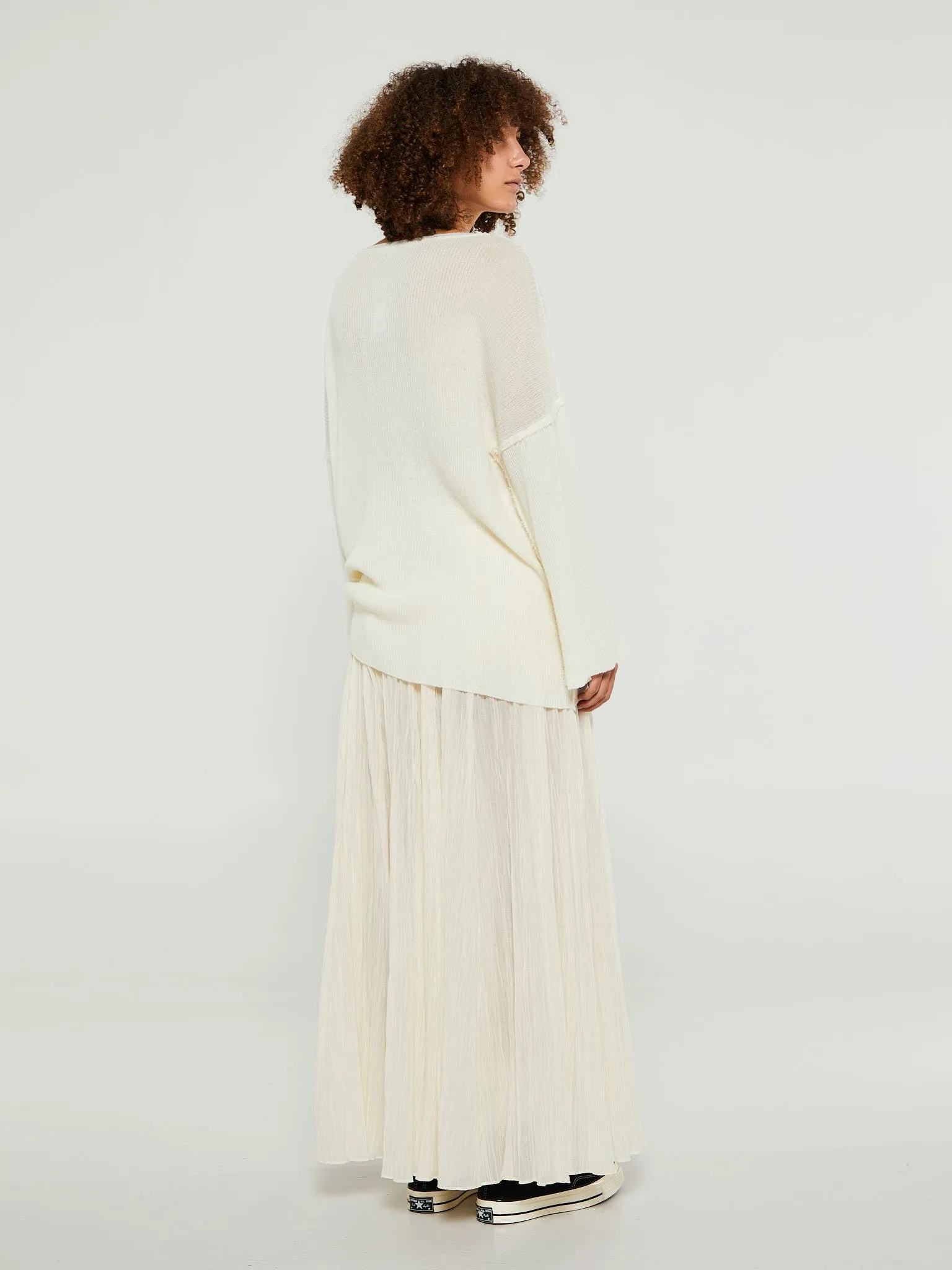 Billa Oversized Sweater in Off-White