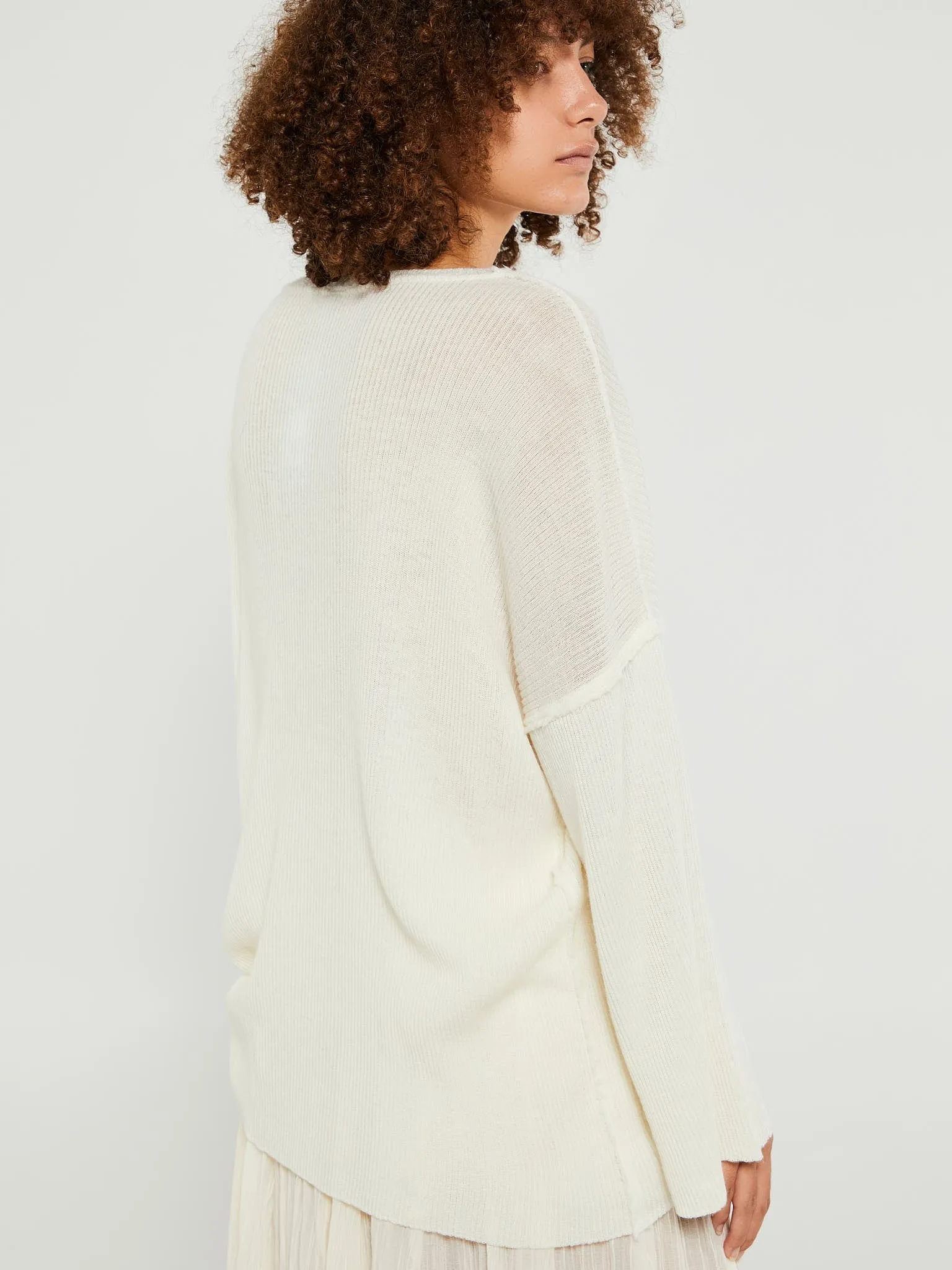 Billa Oversized Sweater in Off-White