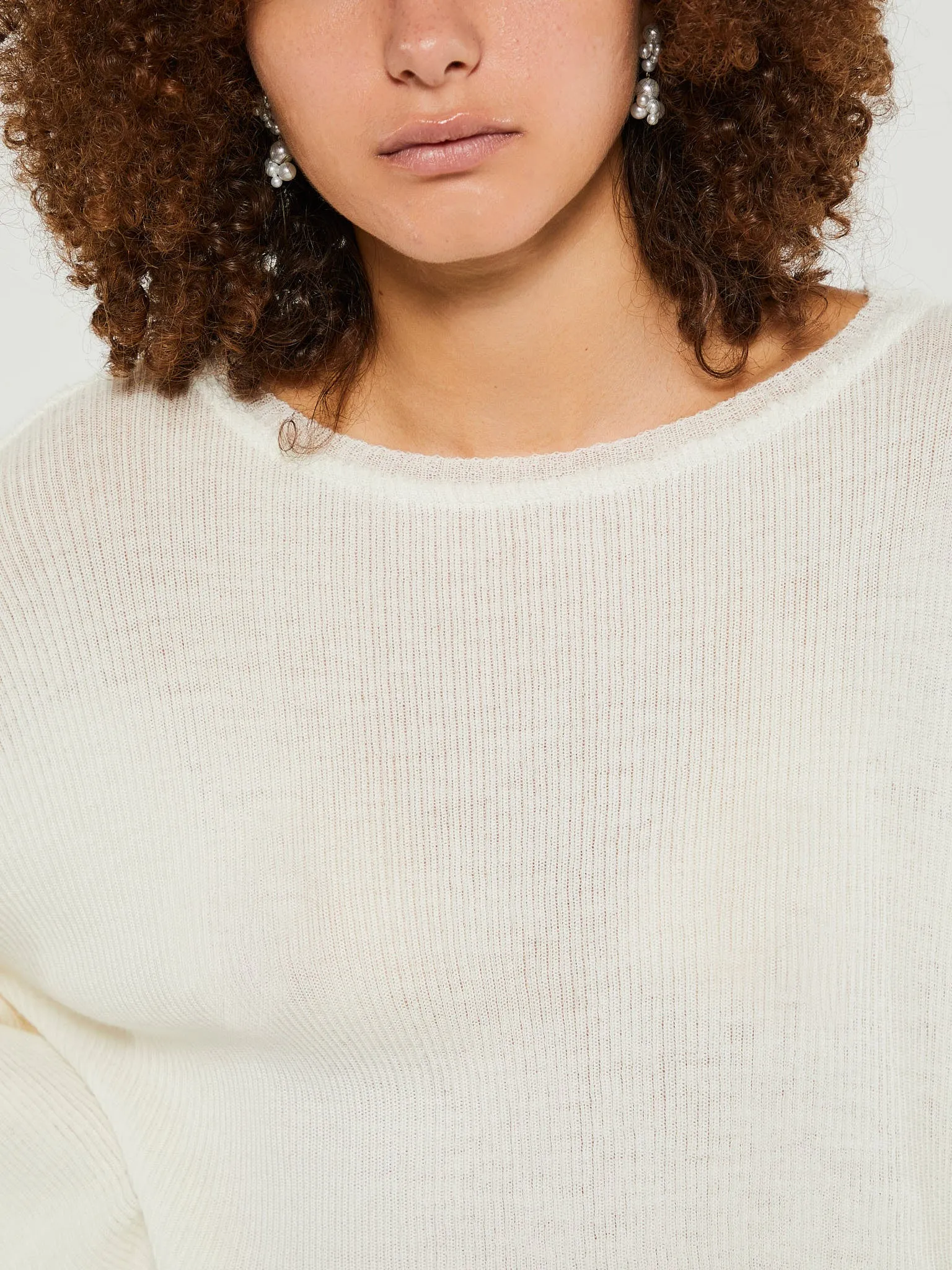 Billa Oversized Sweater in Off-White