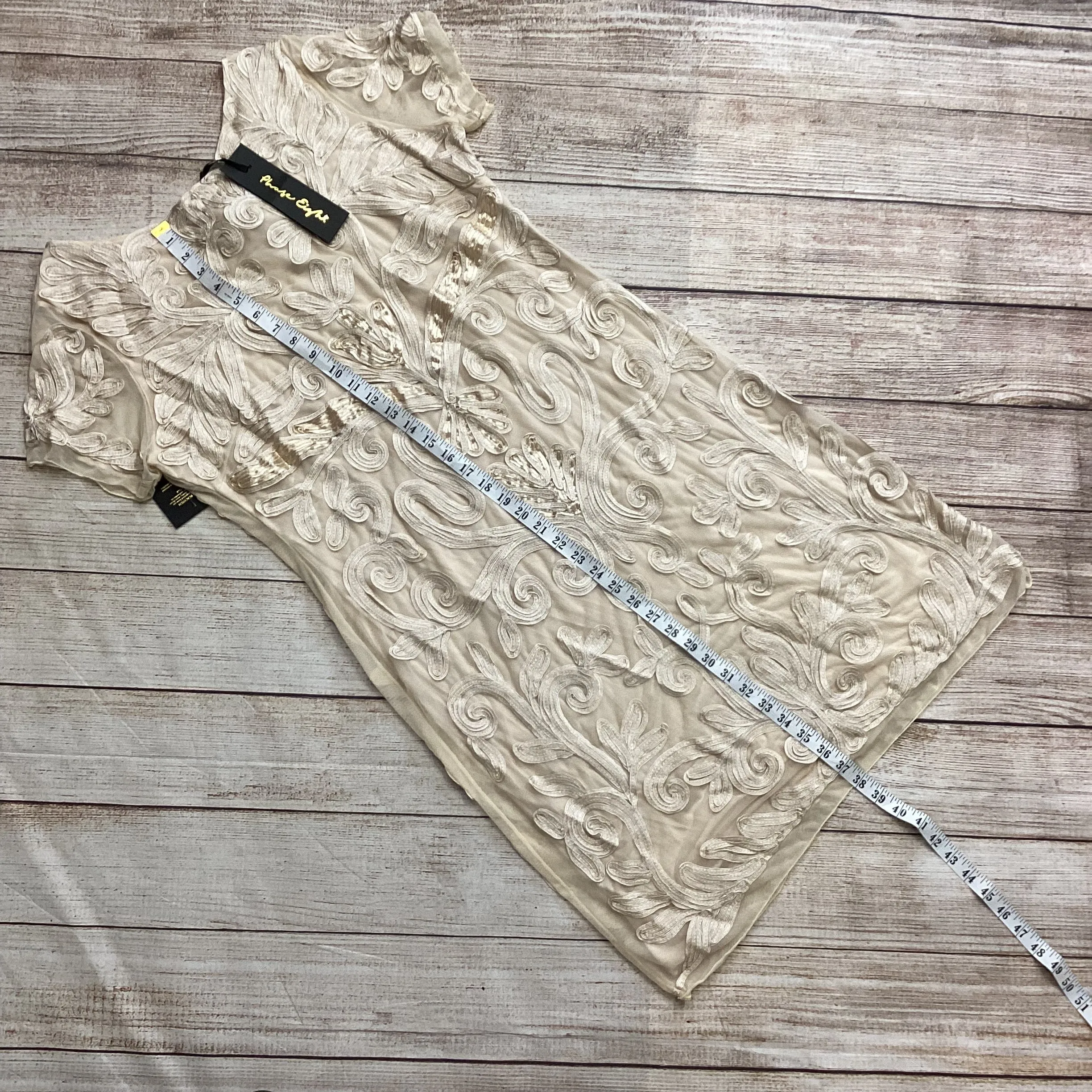 BNWT Phase Eight Cream Rosalie Tapework Dress Size 18
