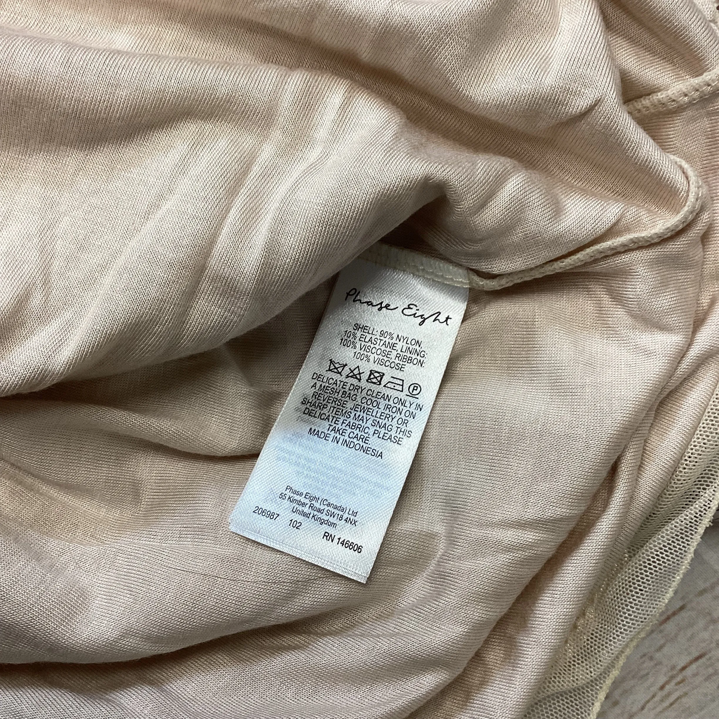 BNWT Phase Eight Cream Rosalie Tapework Dress Size 18