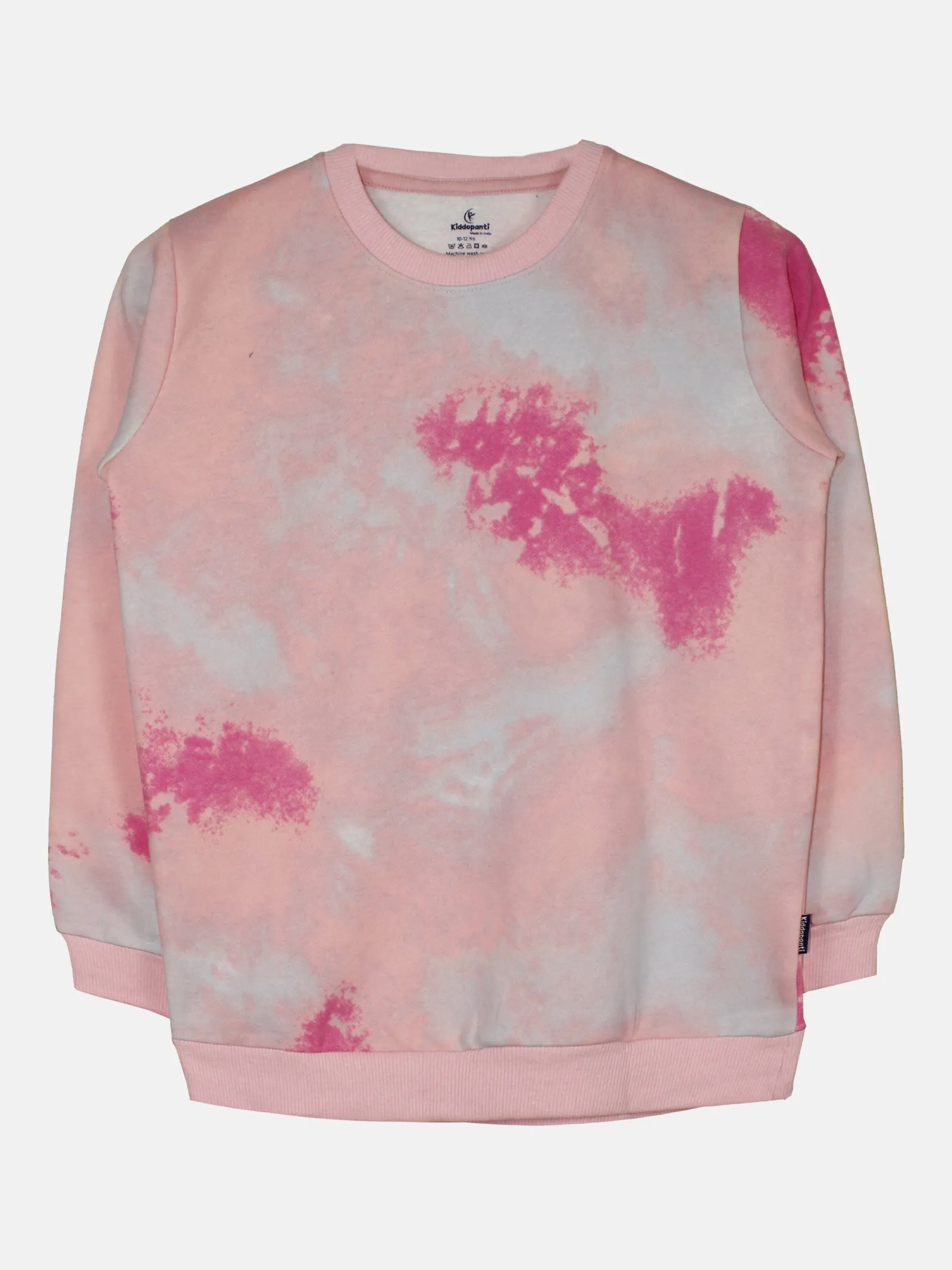 Boys Printed Round Neck Fleece Sweatshirt