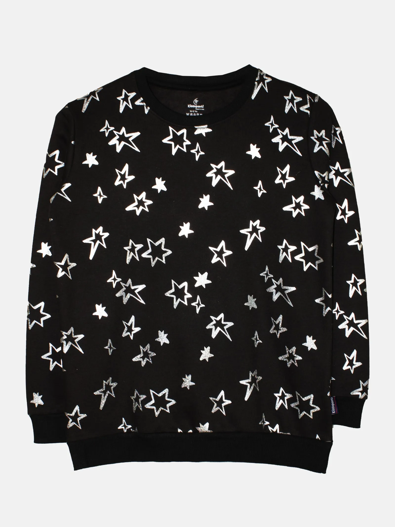 Boys Printed Round Neck Fleece Sweatshirt