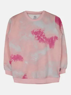 Boys Printed Round Neck Fleece Sweatshirt