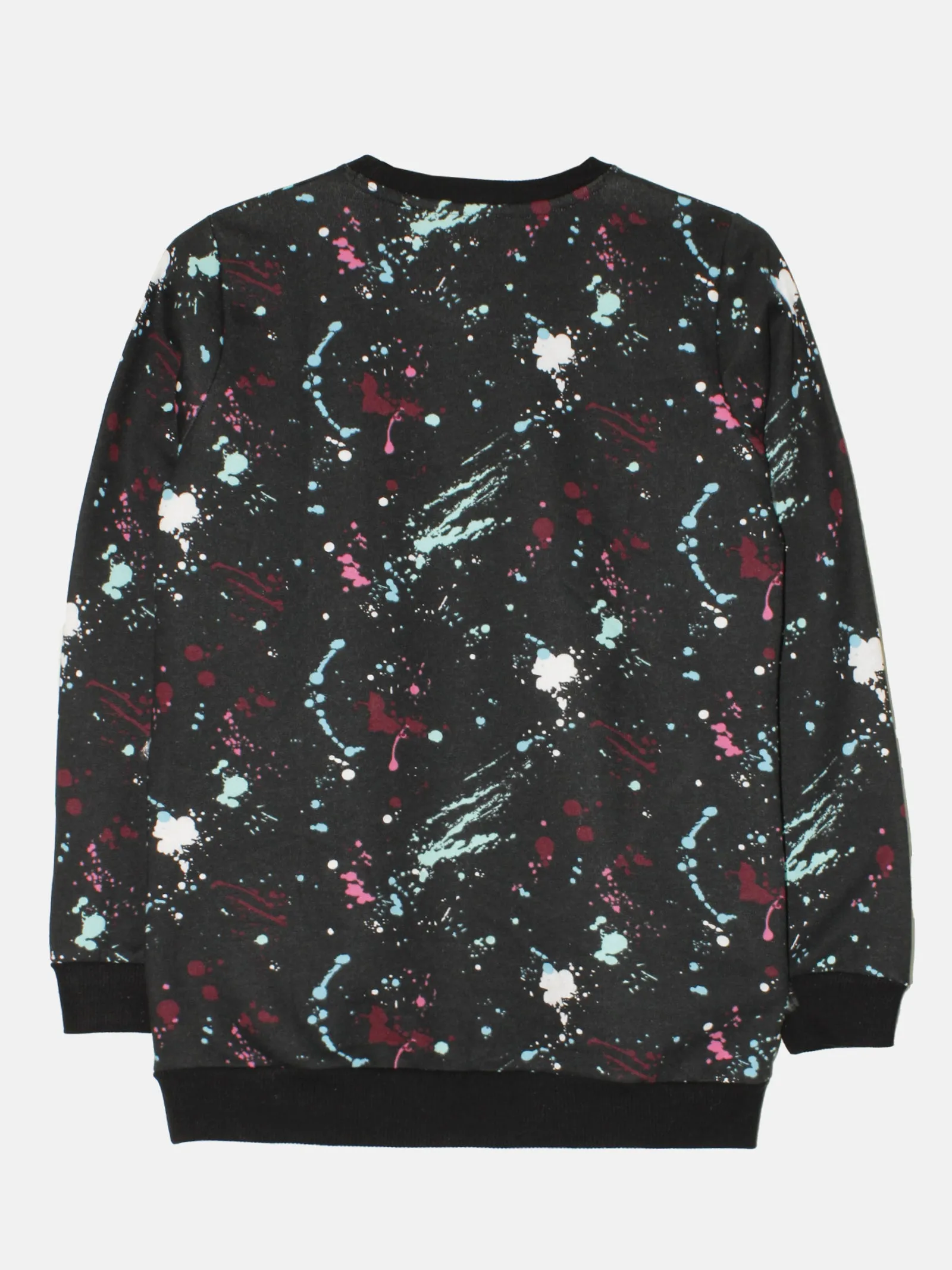 Boys Printed Round Neck Fleece Sweatshirt