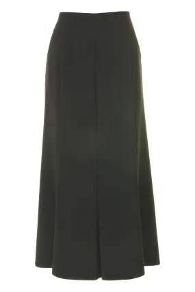 Womens Sparkle Black Long Flared Skirt by Busy Clothing
