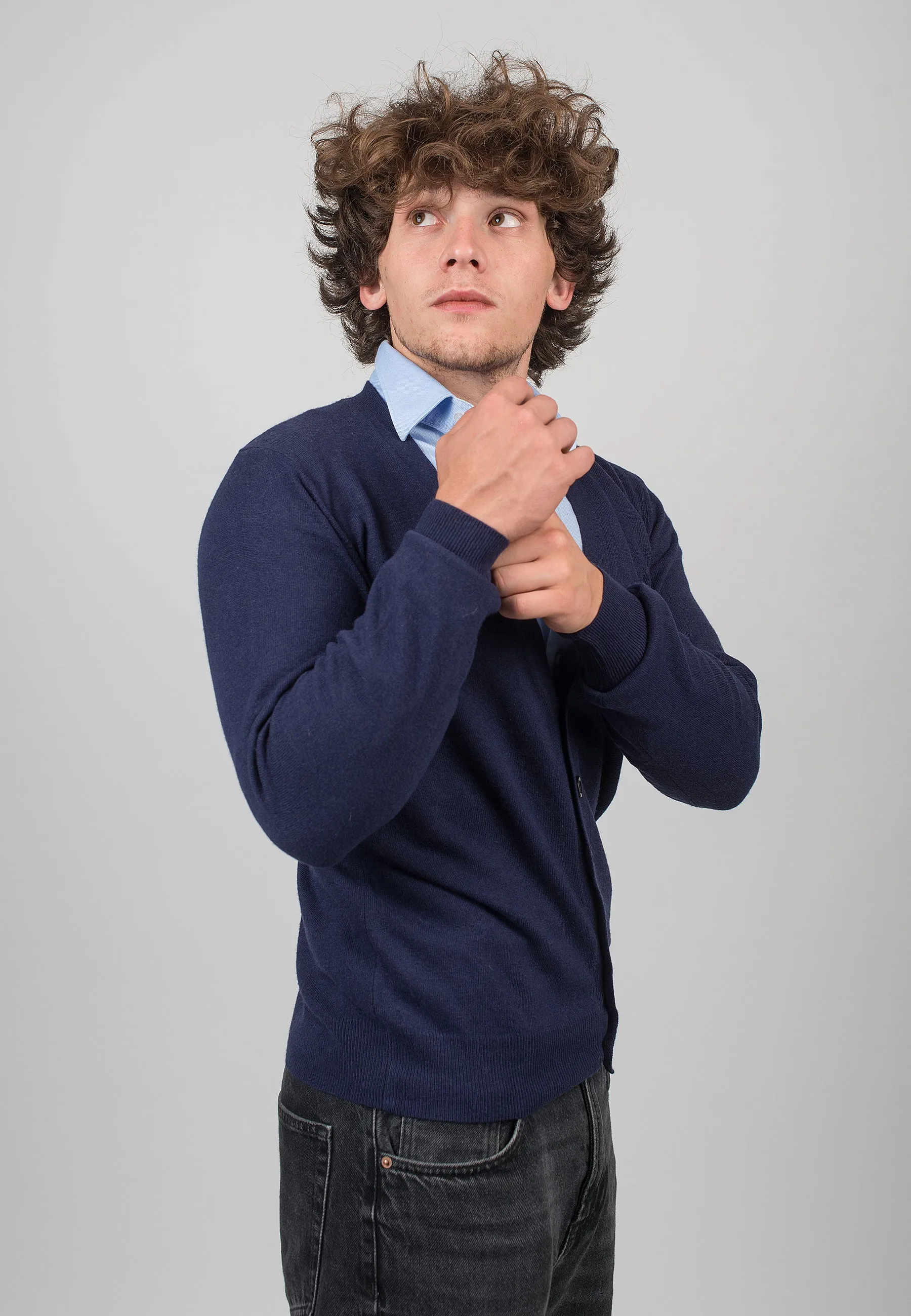 Cardigan misto cashmere