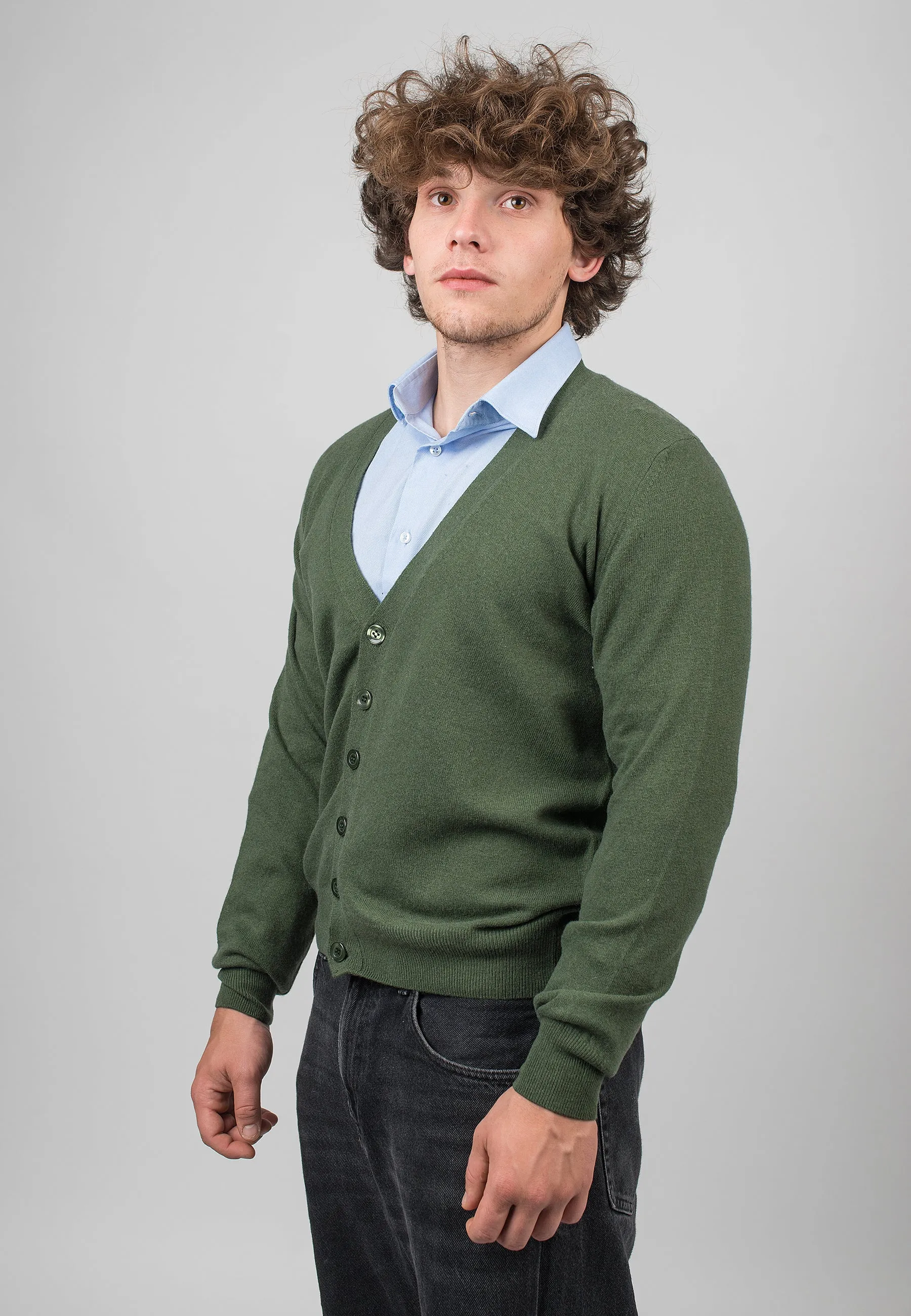 Cardigan misto cashmere