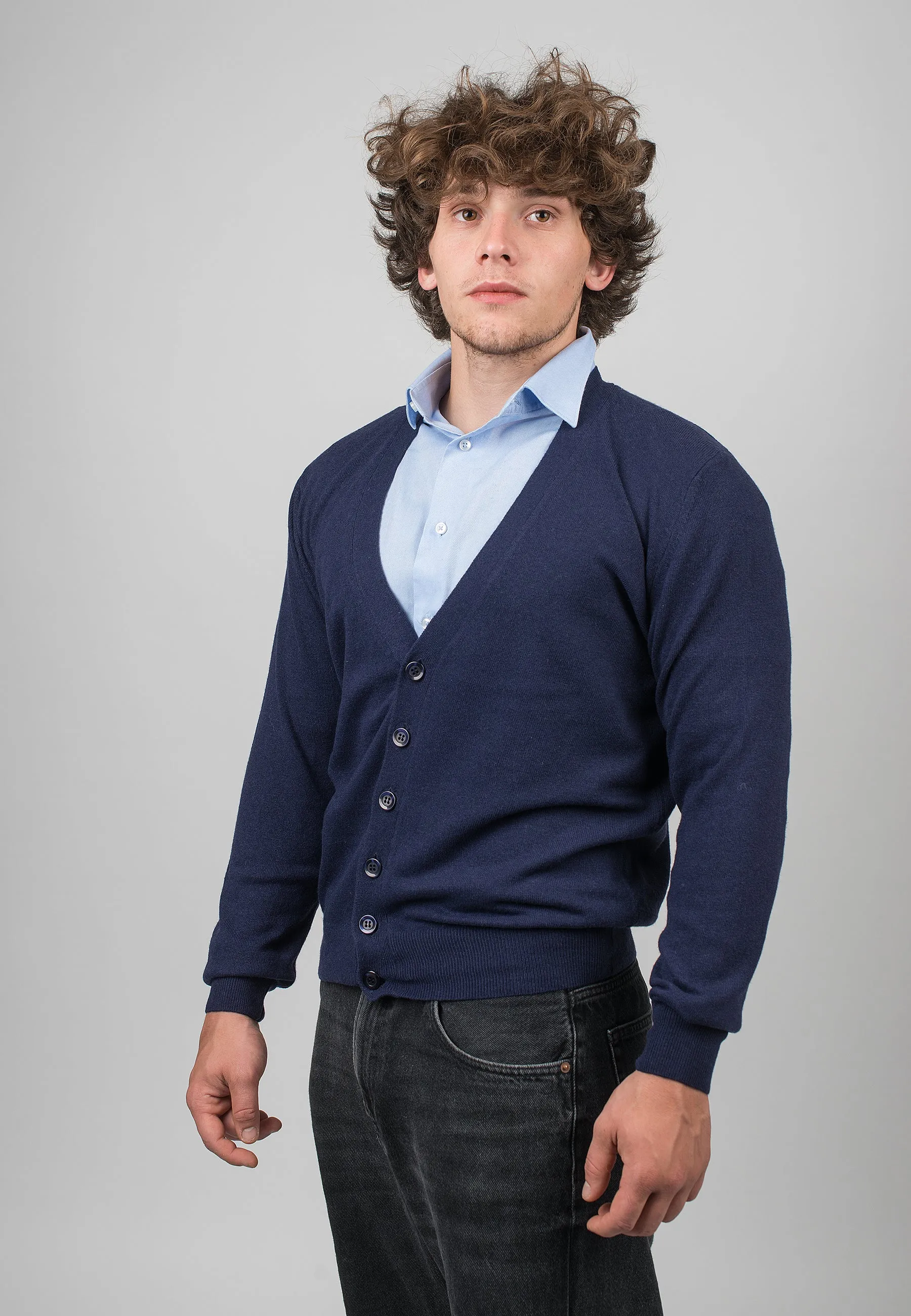 Cardigan misto cashmere