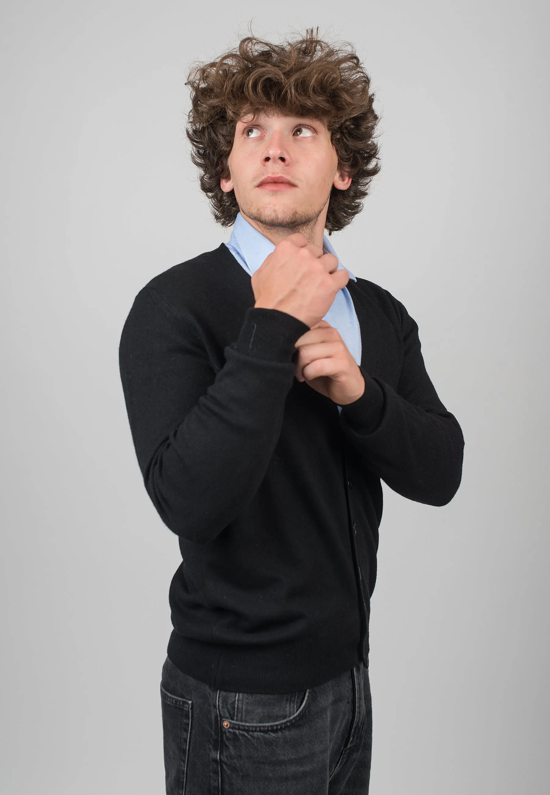 Cardigan misto cashmere