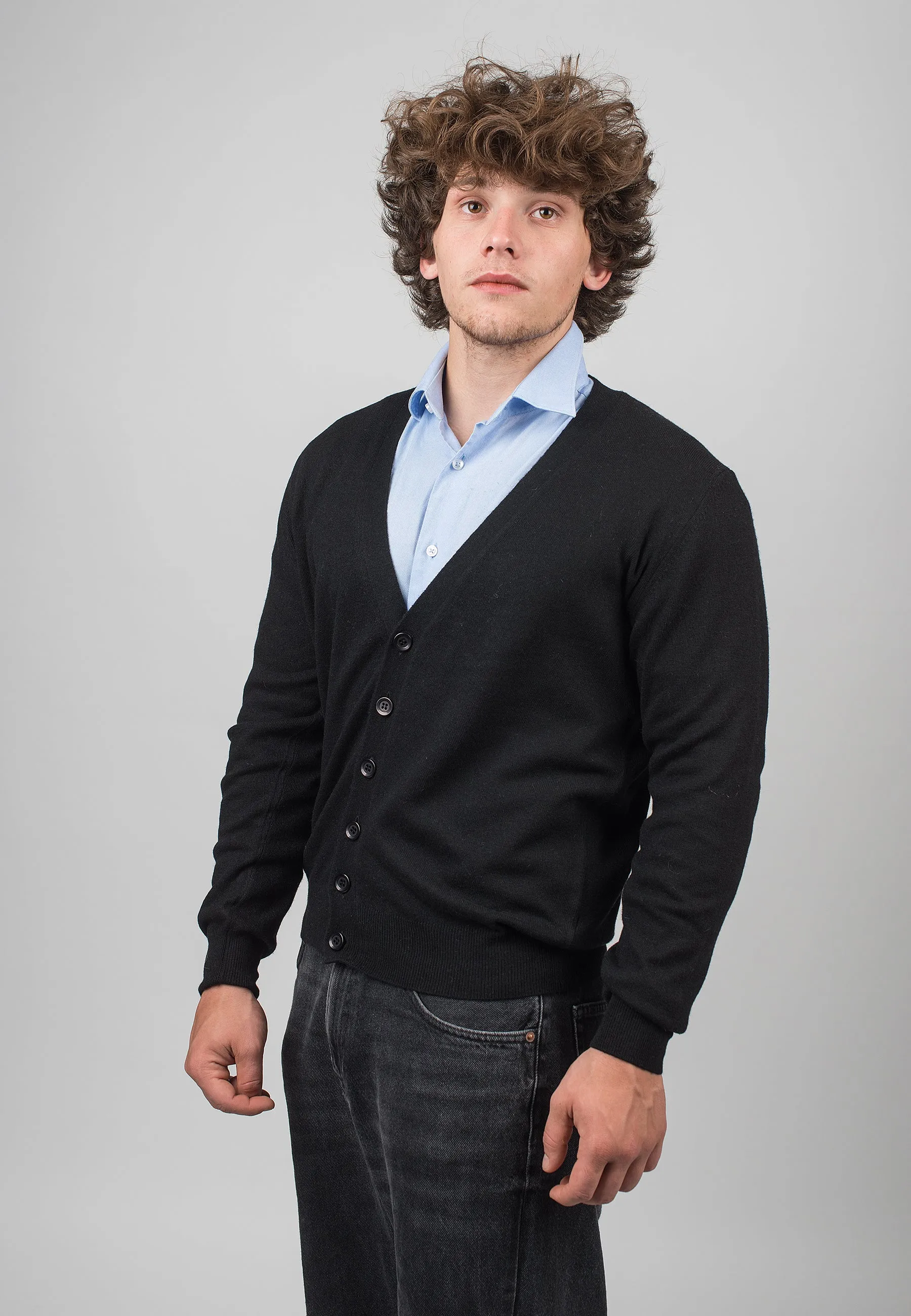 Cardigan misto cashmere
