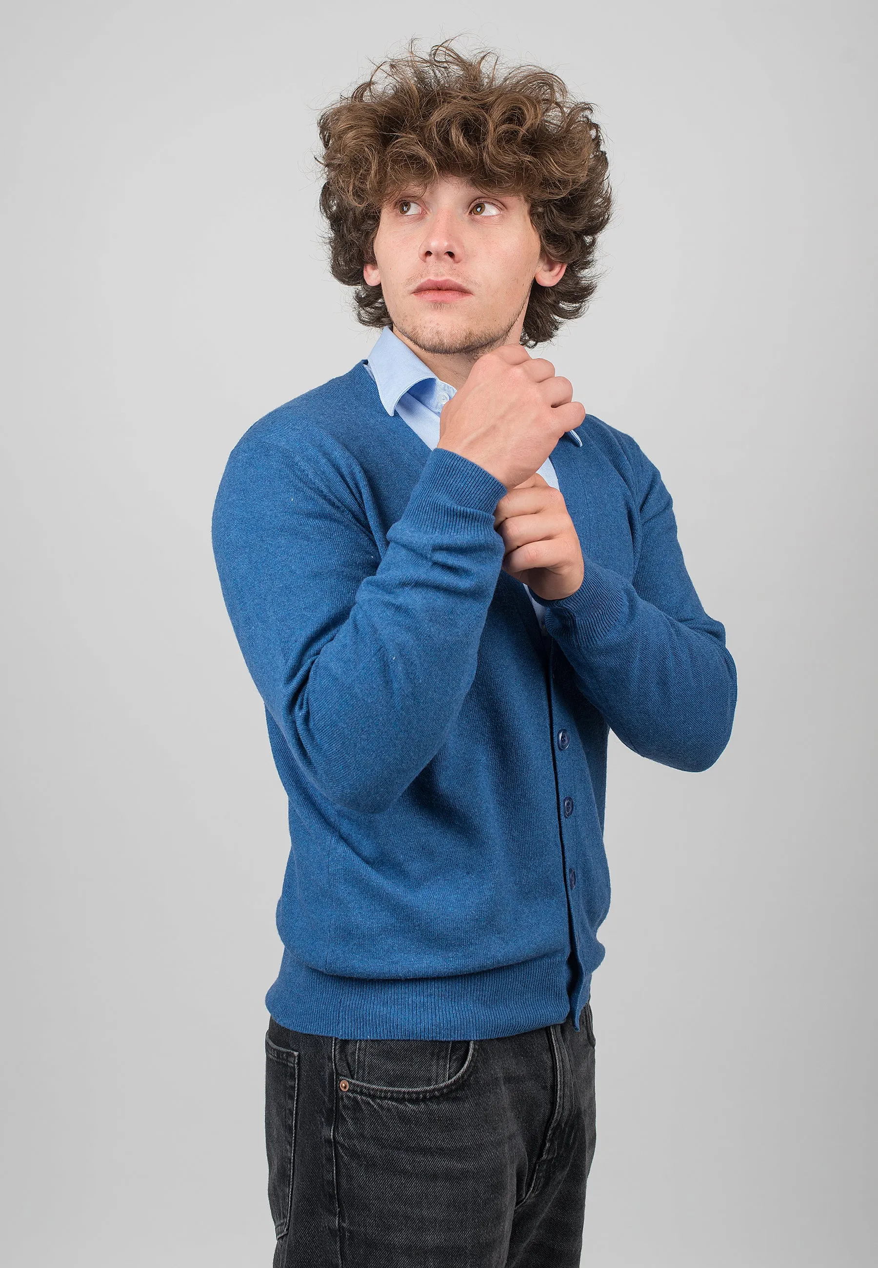 Cardigan misto cashmere
