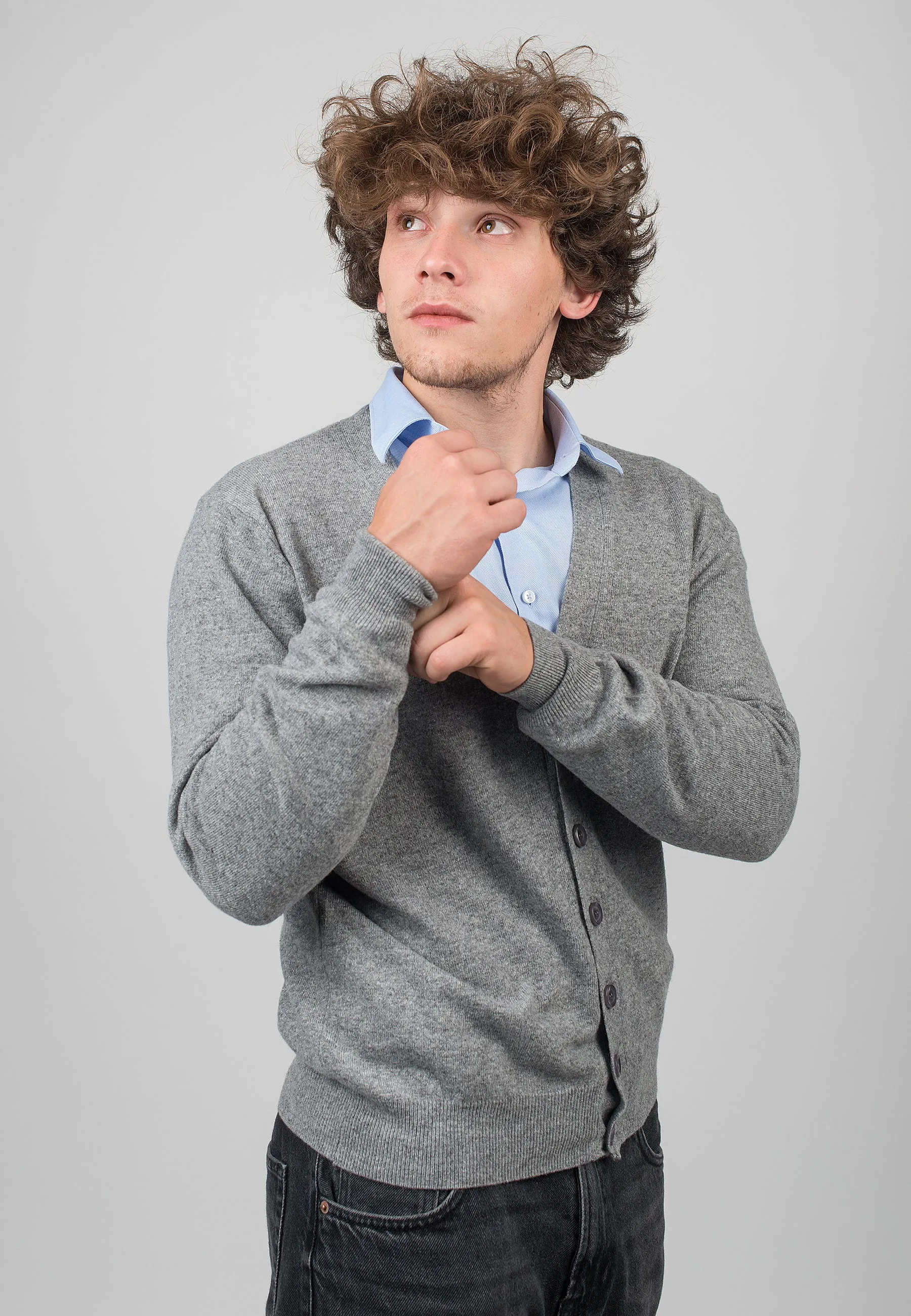 Cardigan misto cashmere