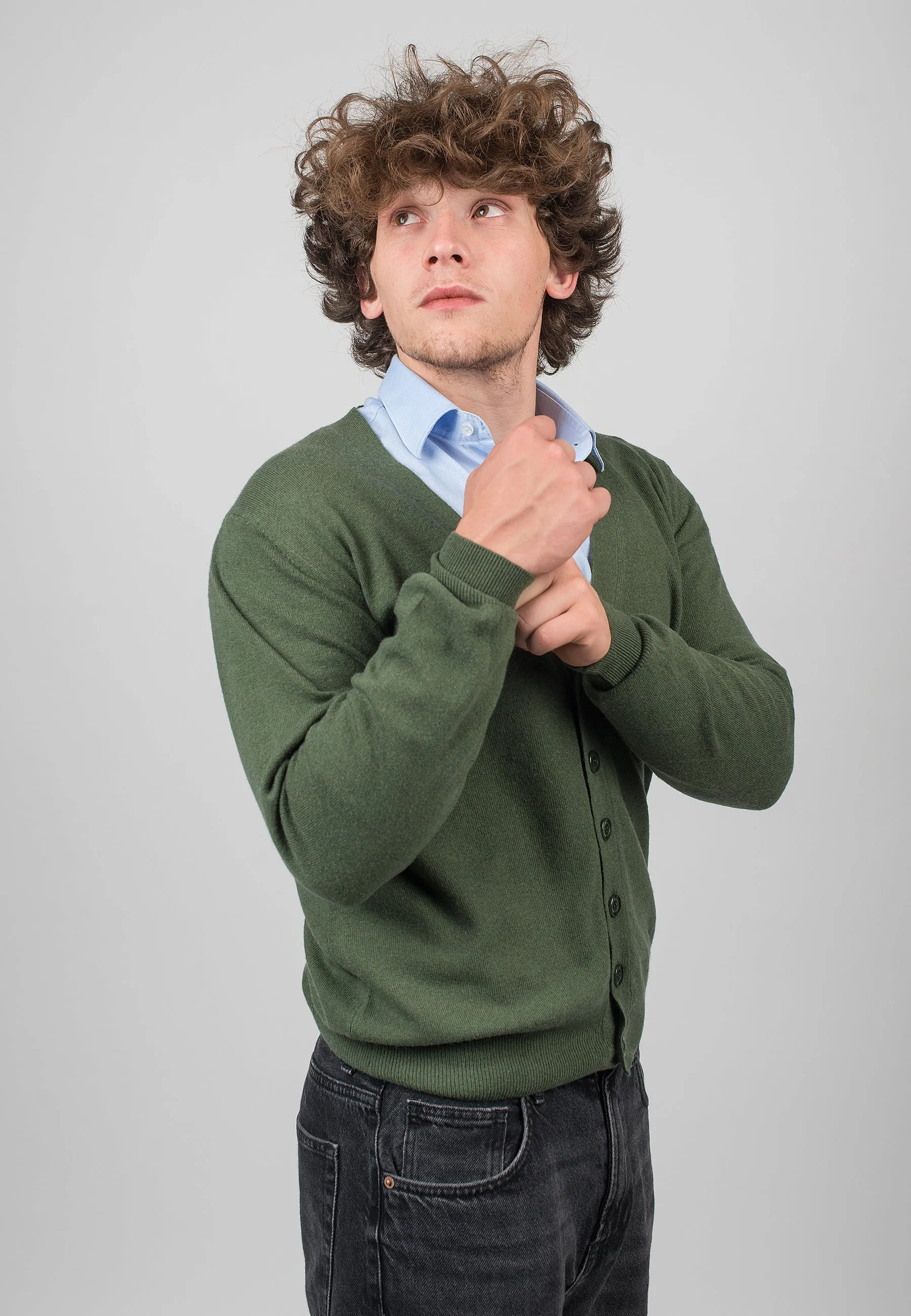 Cardigan misto cashmere