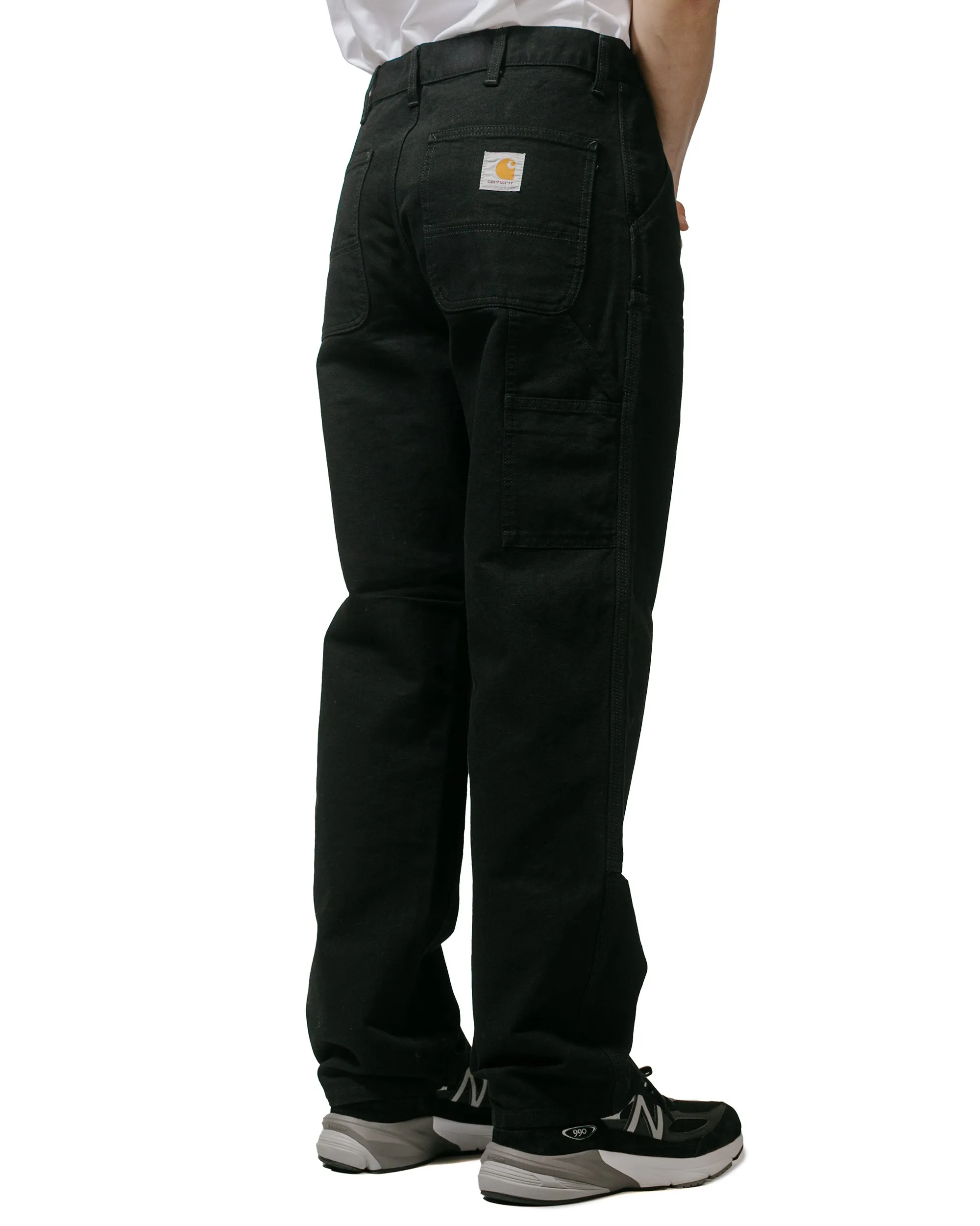 Carhartt W.I.P. Double Knee Pant Canvas Black Rinsed