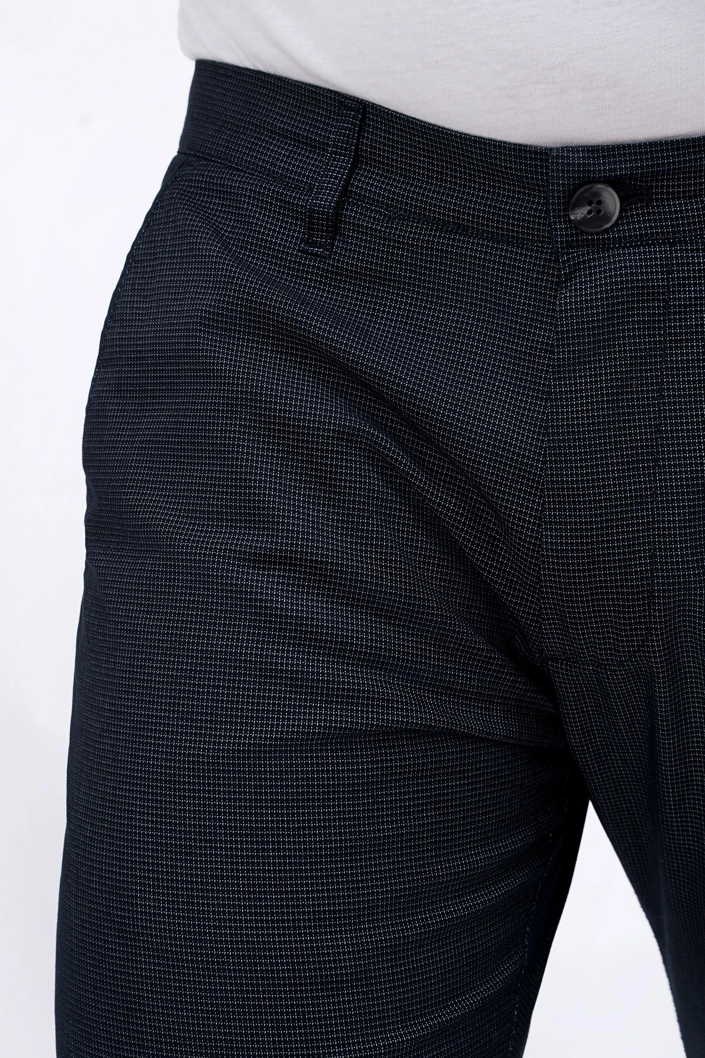 CASUAL PANT CROSS POCKET NAVY BLACK