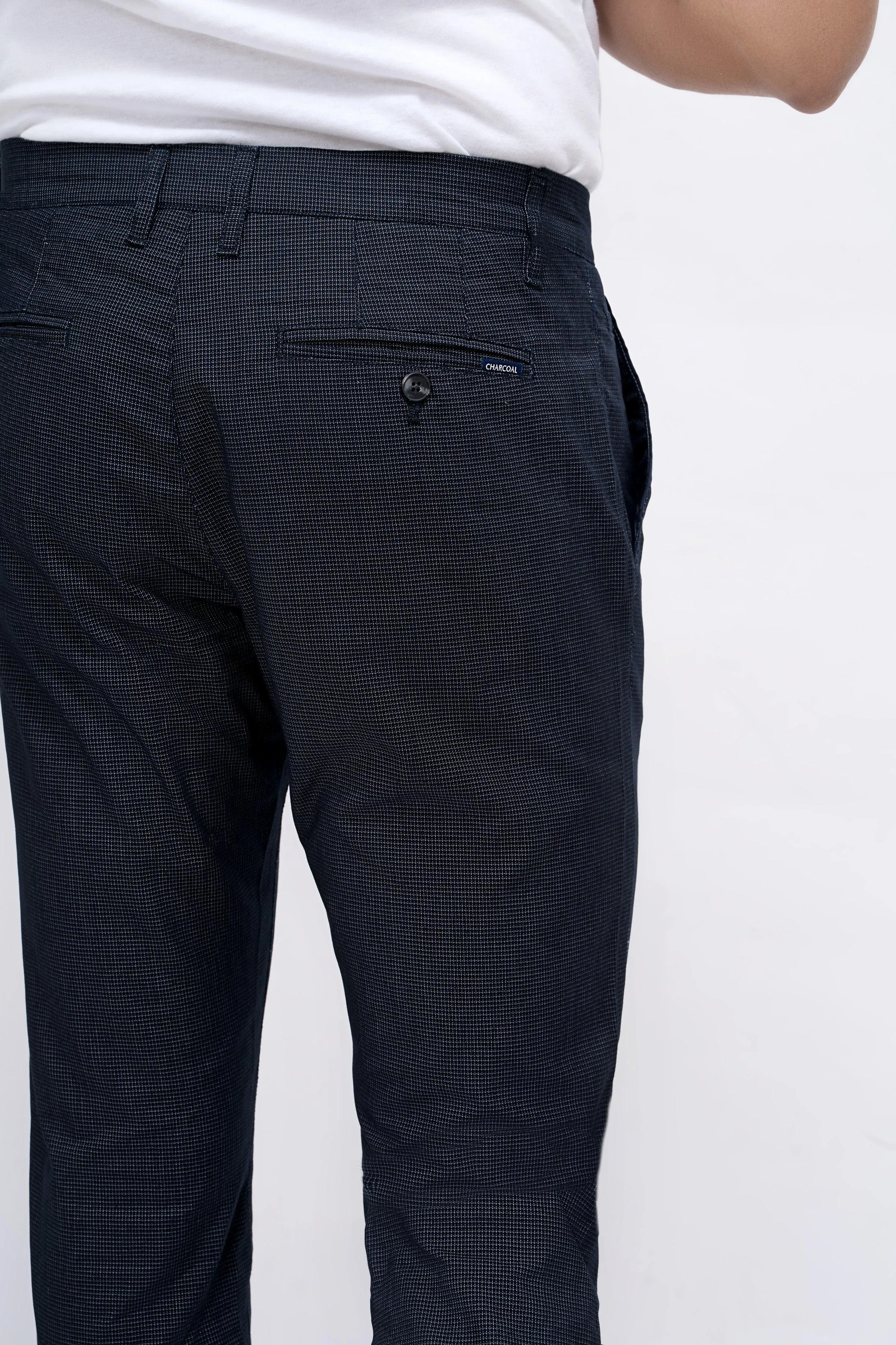 CASUAL PANT CROSS POCKET NAVY BLACK