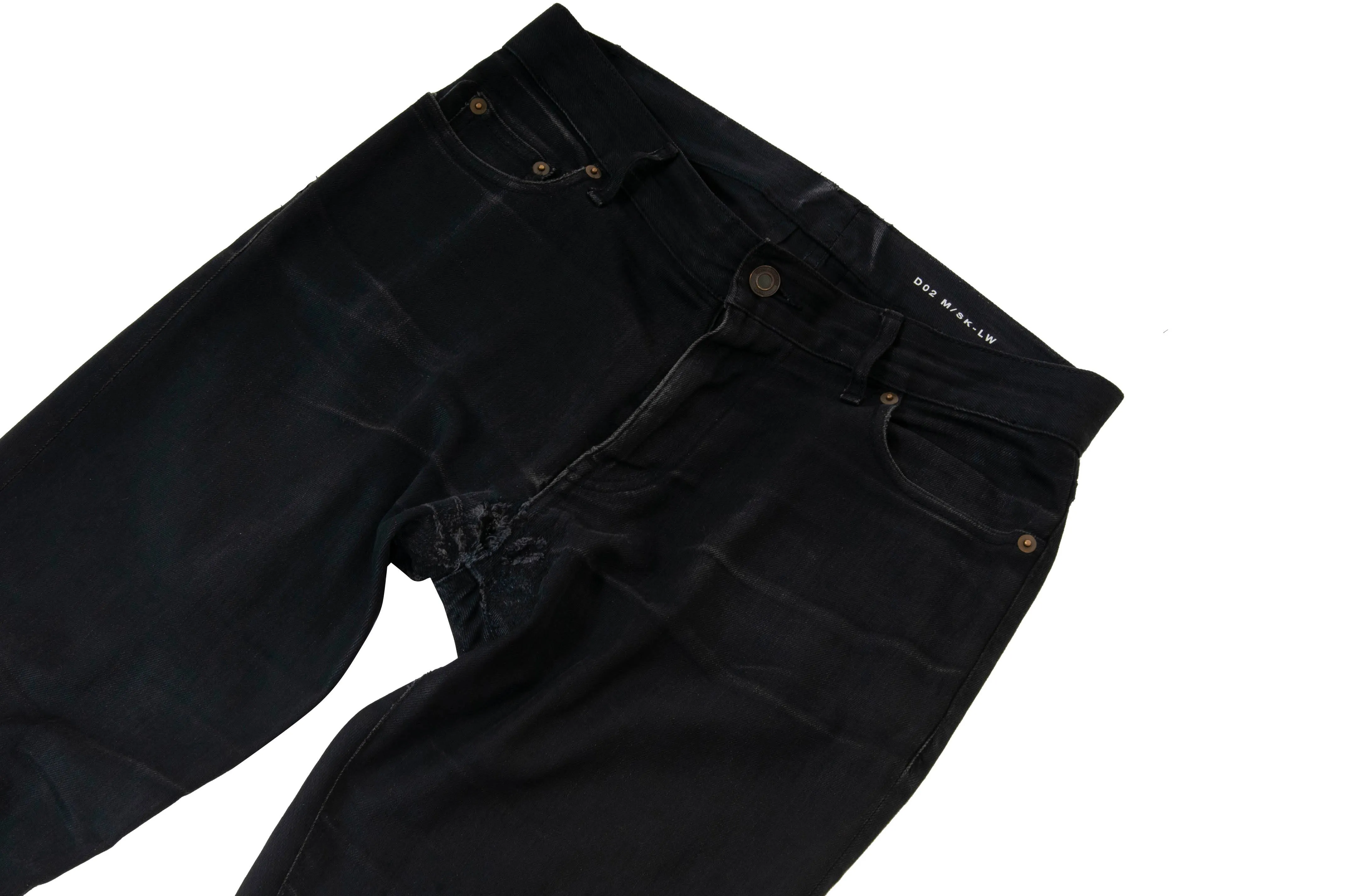 Coated D02 Jeans (Black)