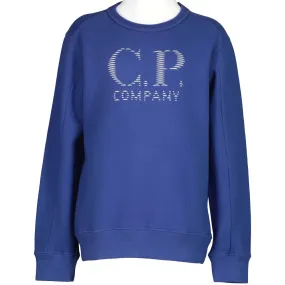 C.P. Junior Crewneck Logo Print Sweatshirt