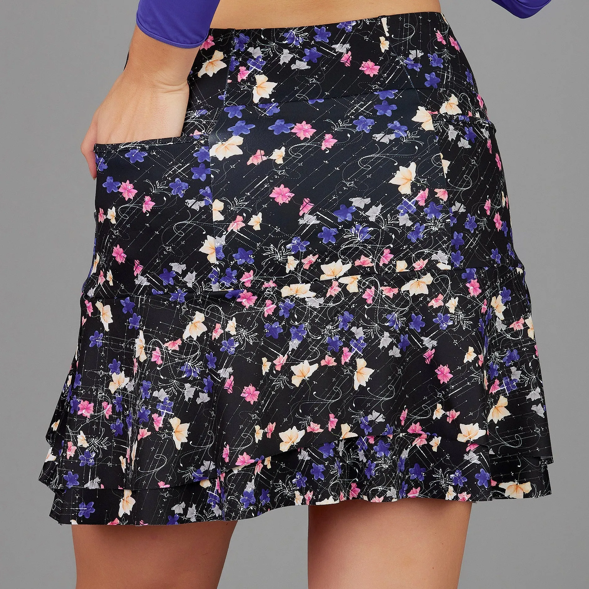 Dahlia Long Print Skort