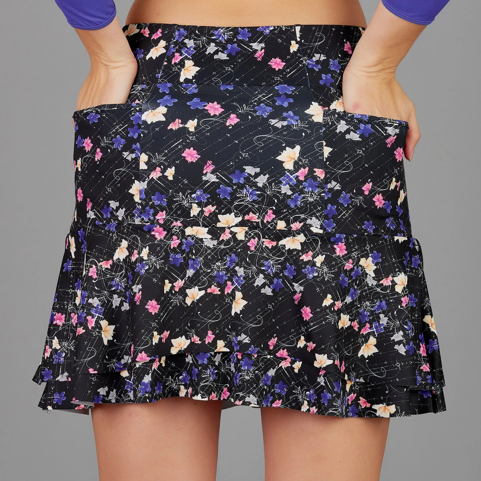 Dahlia Long Print Skort
