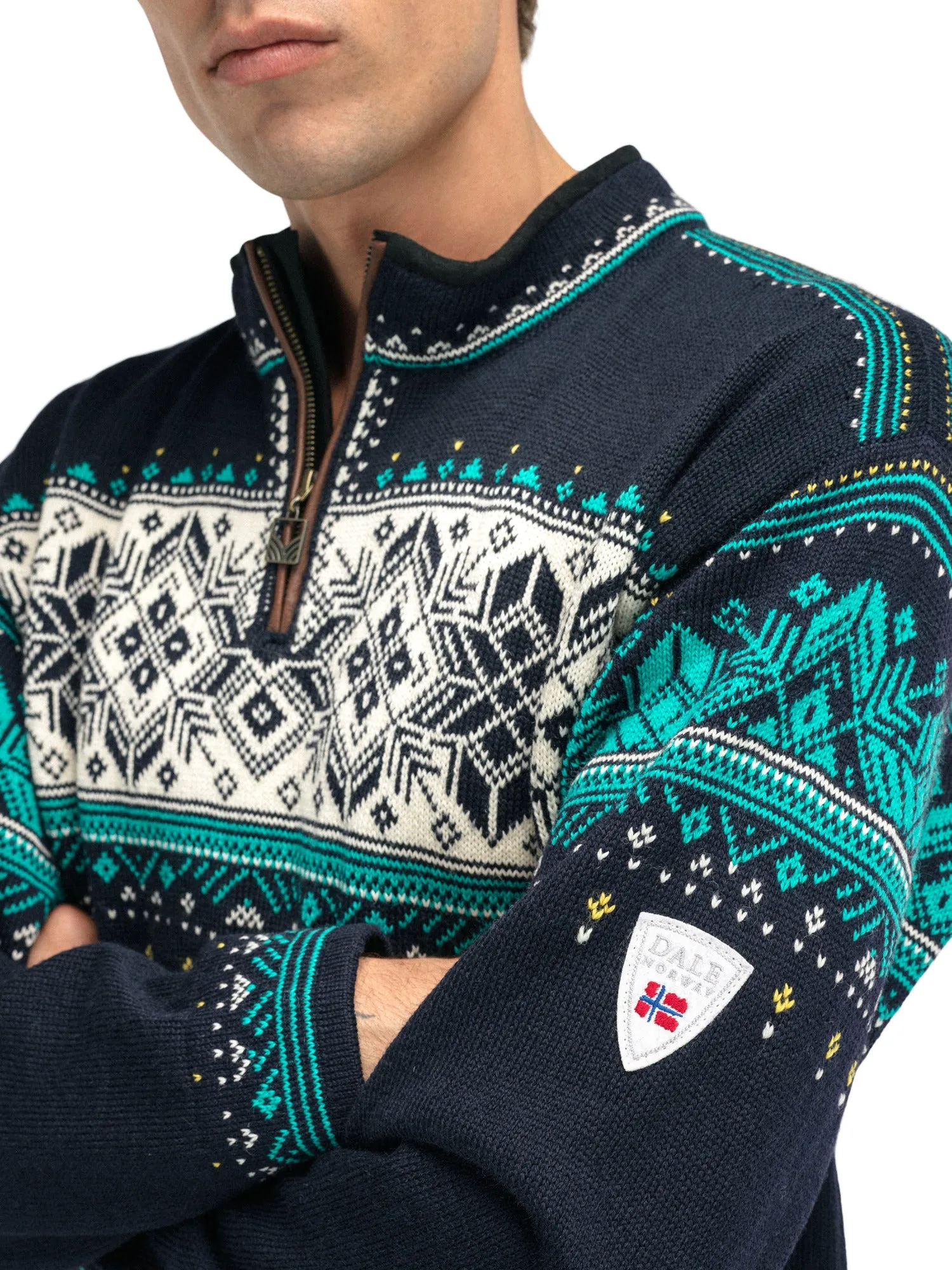 Dale of Norway - Blyfjell Unisex Sweater - Navy Peacock
