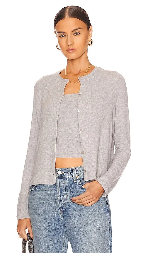 DONNI. Sweater Cardigan in Light Gray