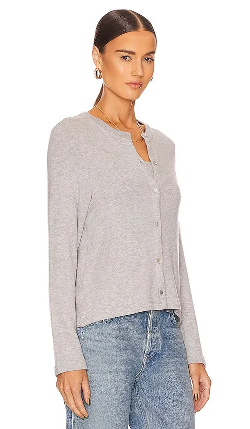 DONNI. Sweater Cardigan in Light Gray