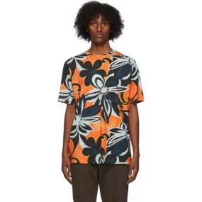 Dries Van Noten Multicolor Graphic Round Neck T-Shirt