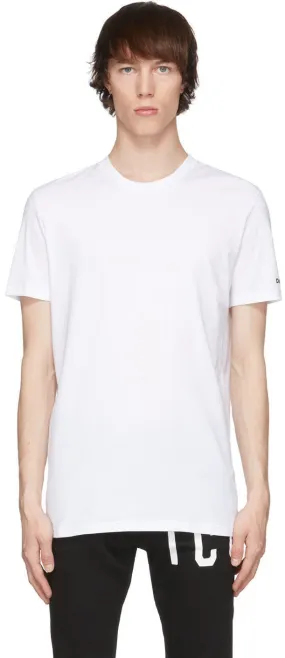 Dsquared2 White Round Neck T-Shirt