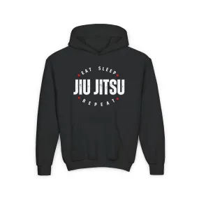 Eat Sleep Repeat Jiu Jitsu Kids Hoodie
