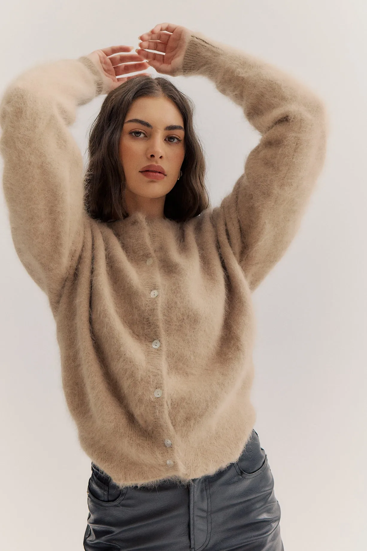 Frankie Cardigan - Latte