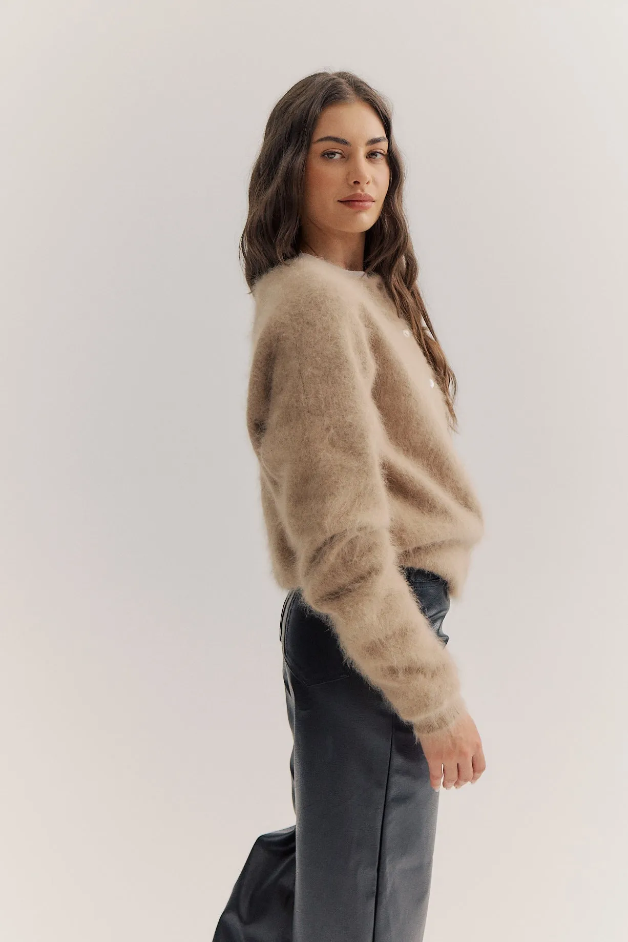 Frankie Cardigan - Latte