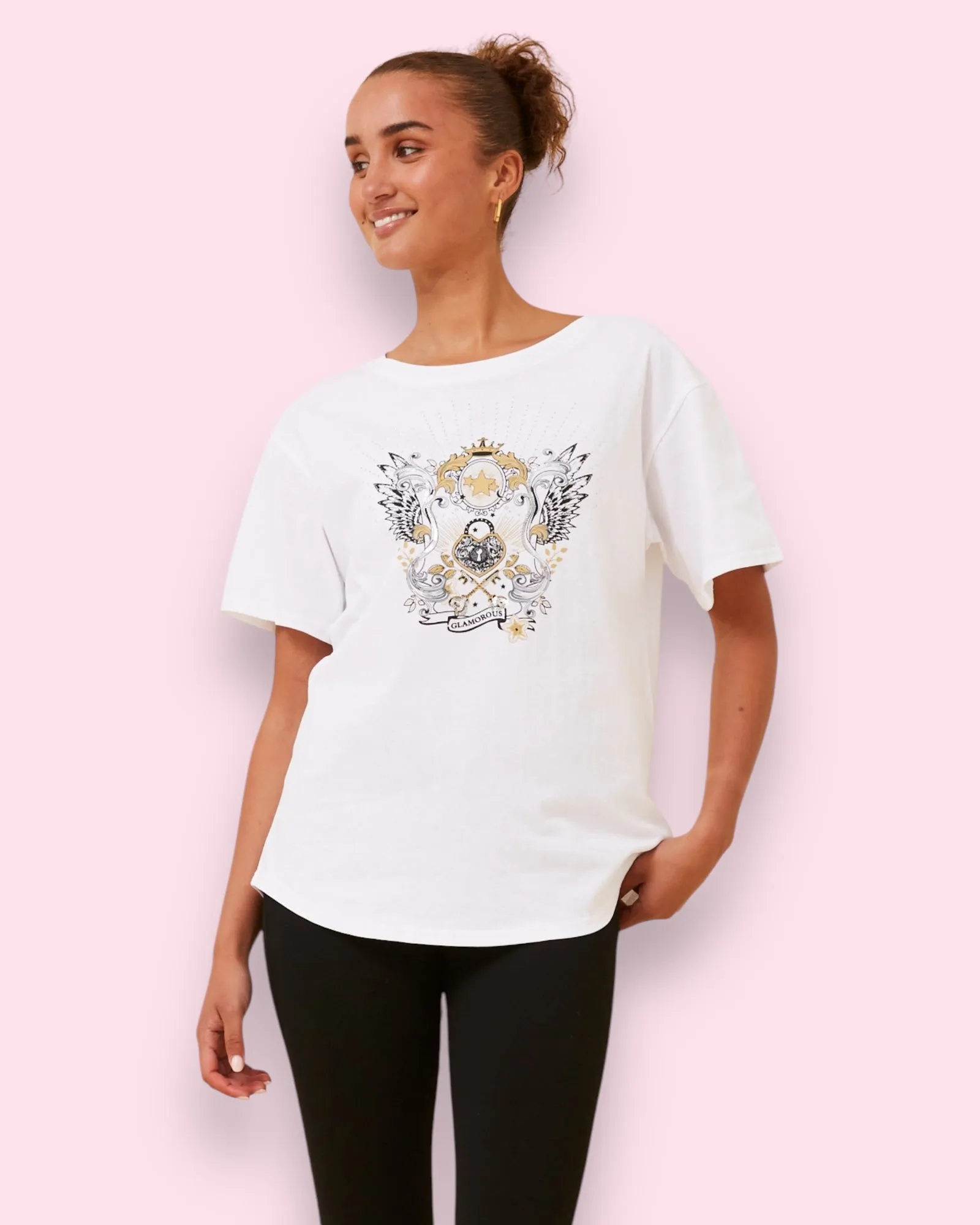 Glamorous Print Tee