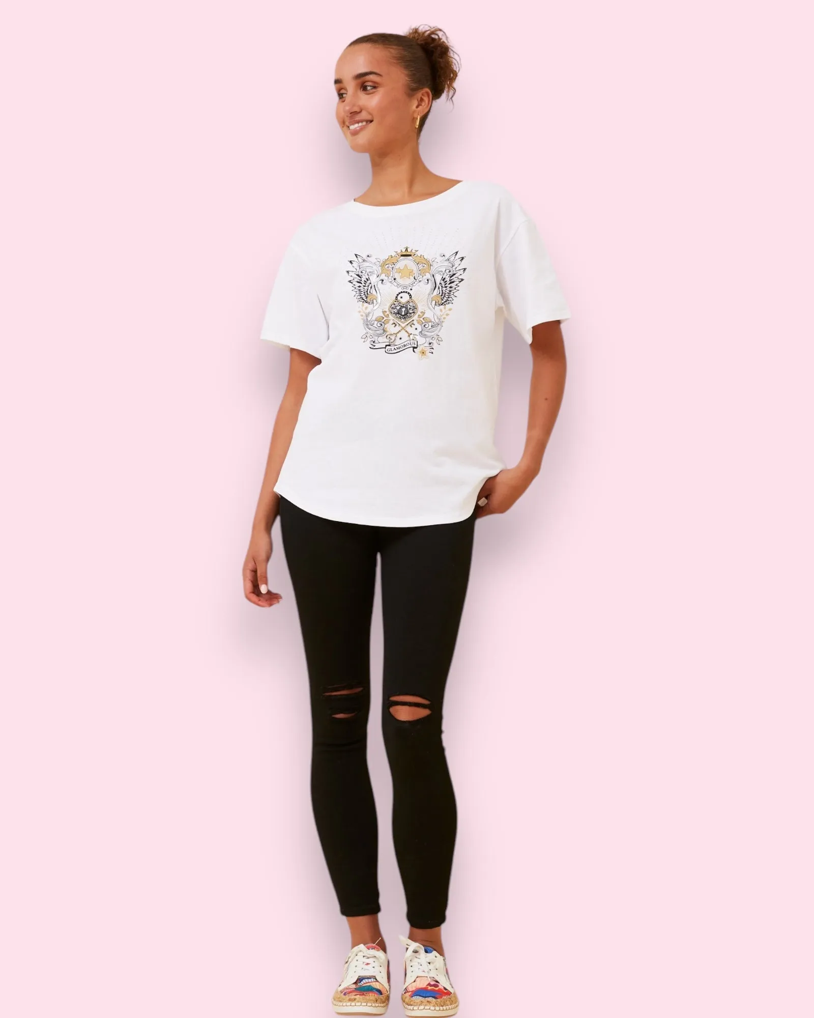 Glamorous Print Tee