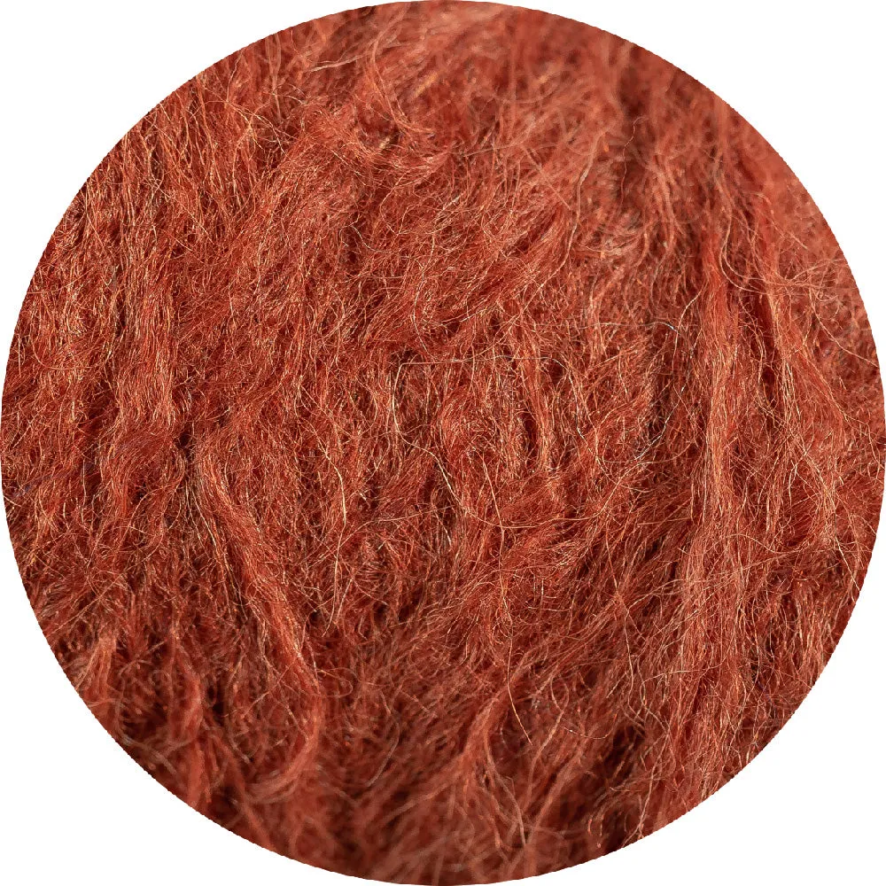 Hand loom sweater detachable collar (Alpaca) - Mushroom