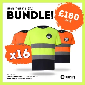 Hi-vis T-Shirts x16 Package
