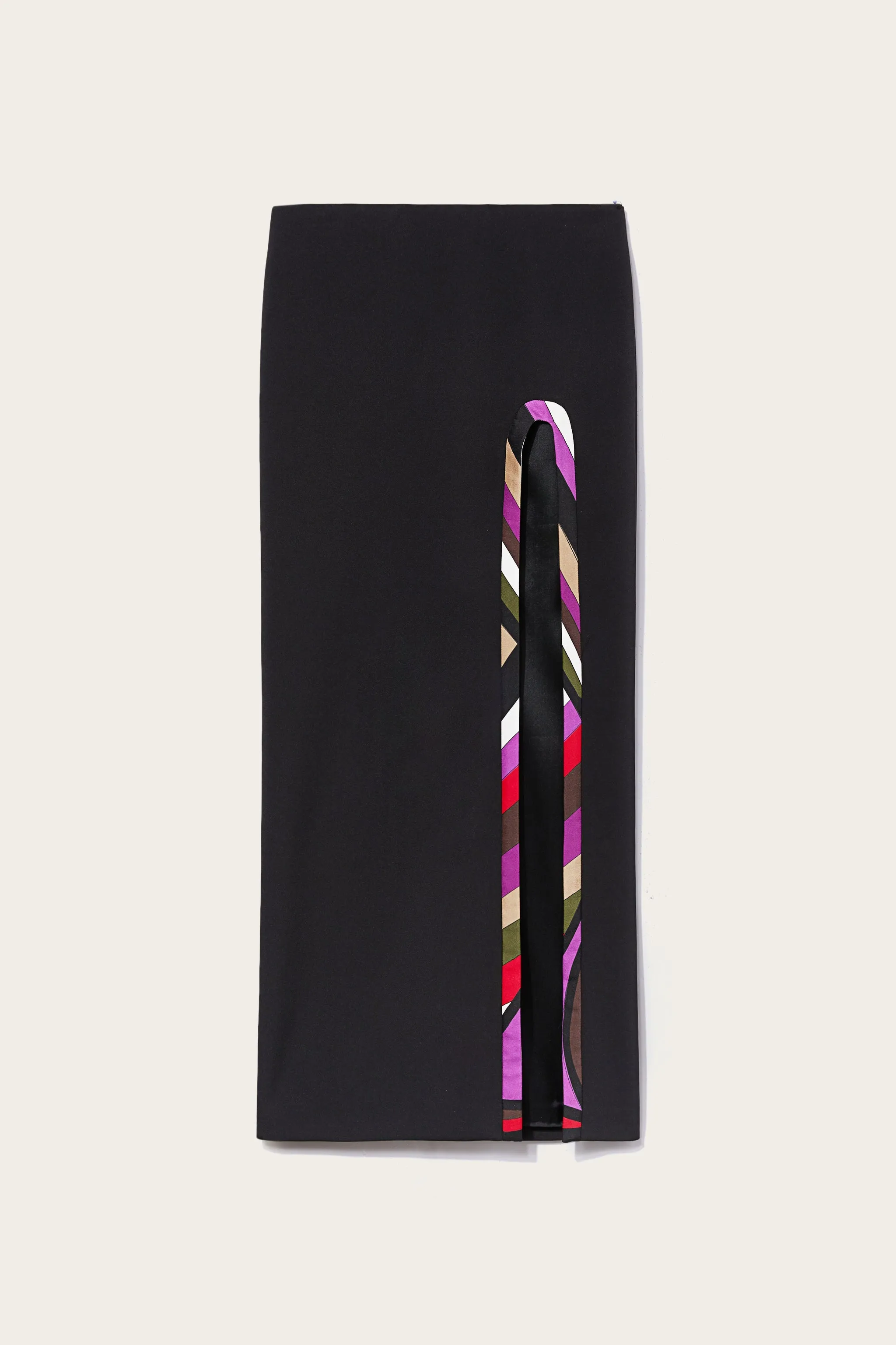 Iride-Print Long Skirt