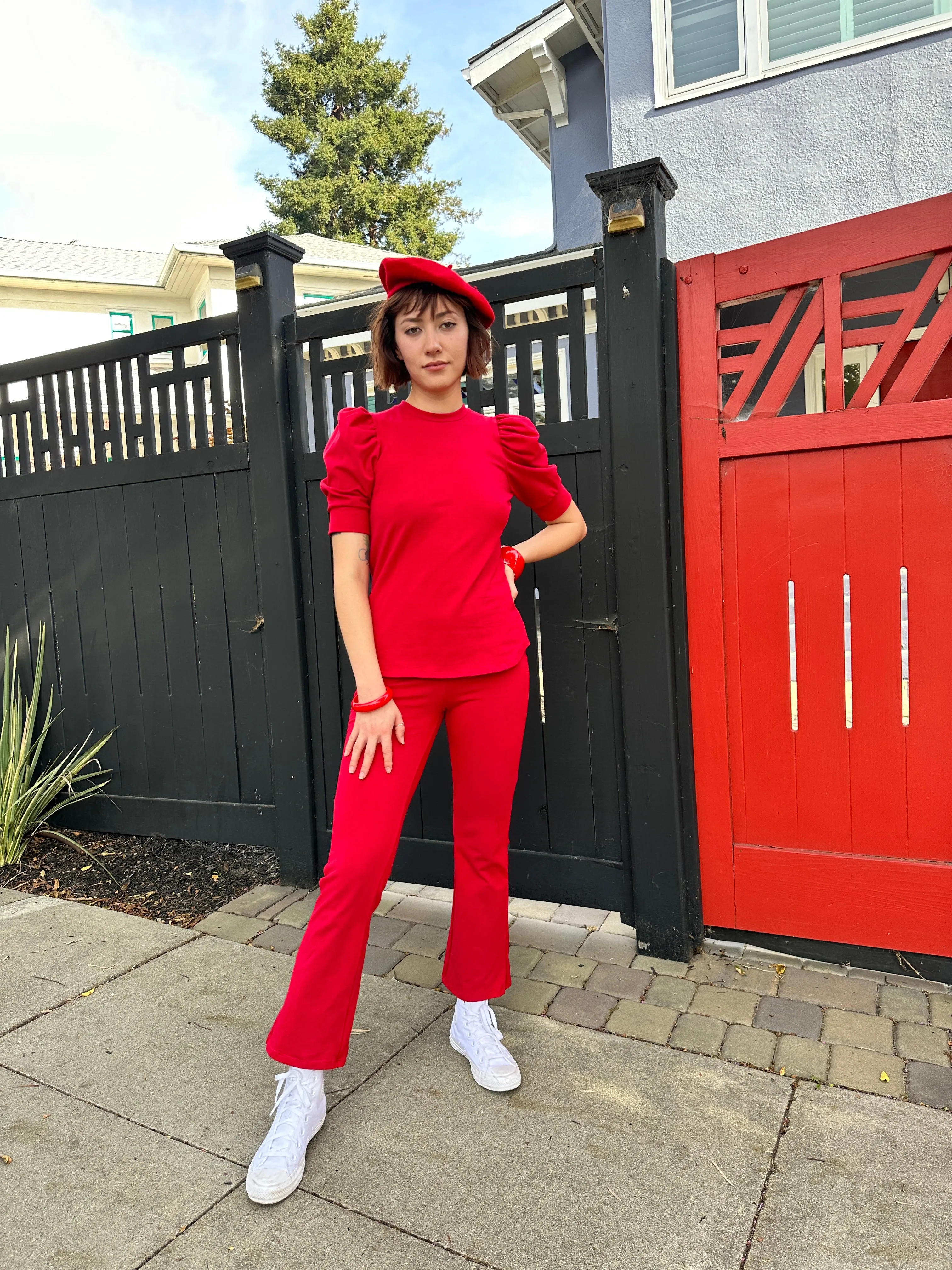 Kick Flare Tomato Red