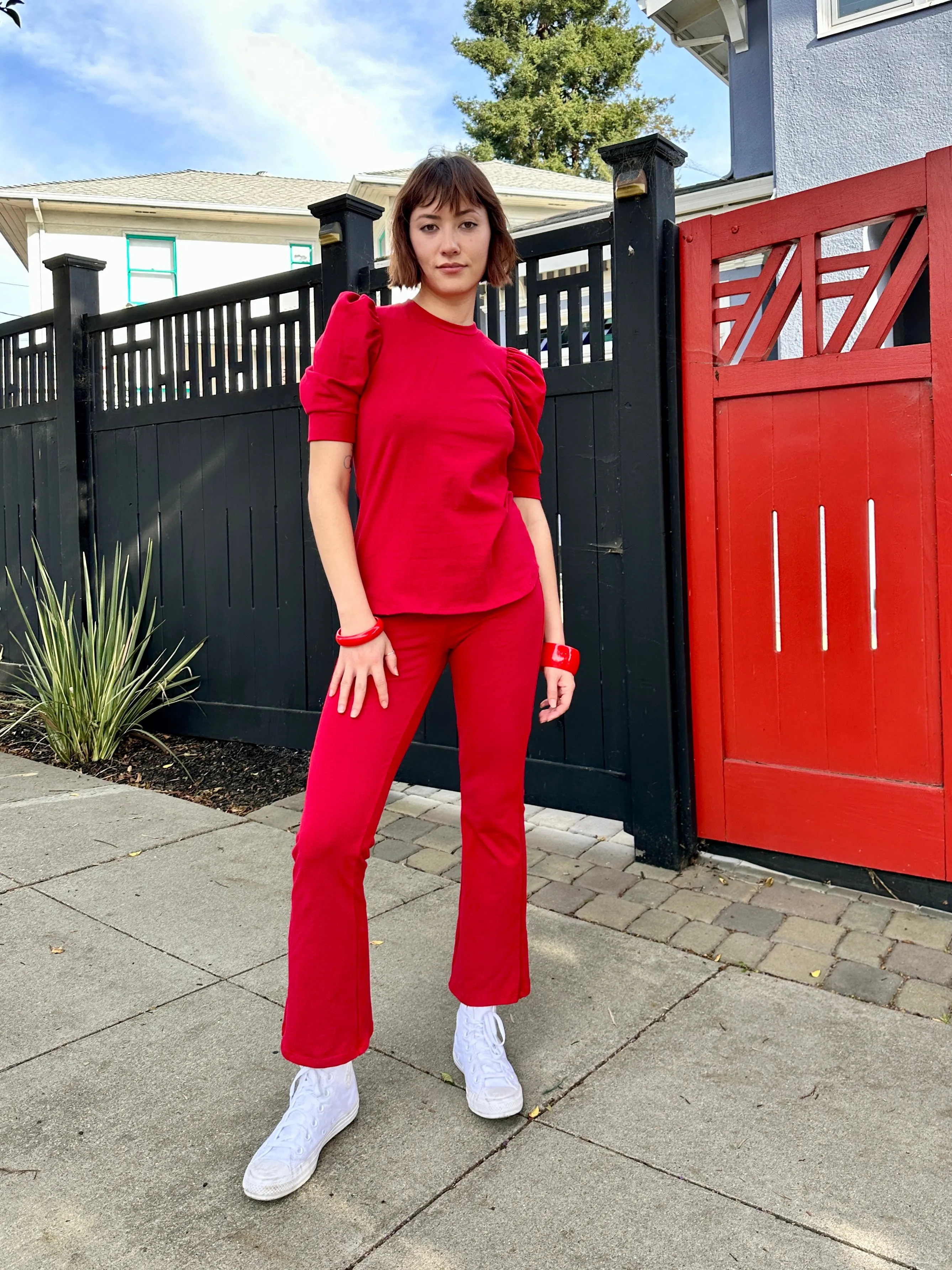 Kick Flare Tomato Red