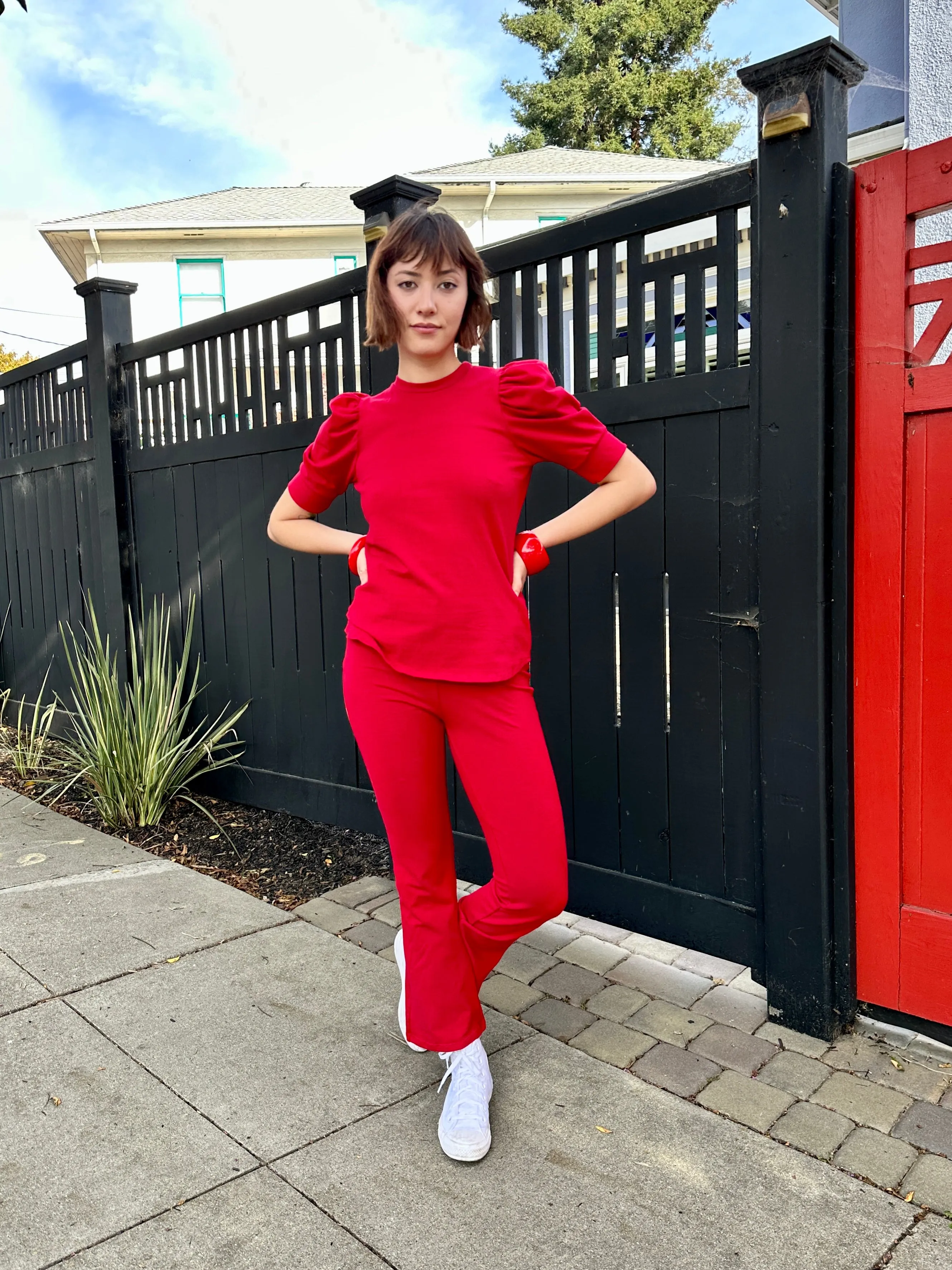 Kick Flare Tomato Red
