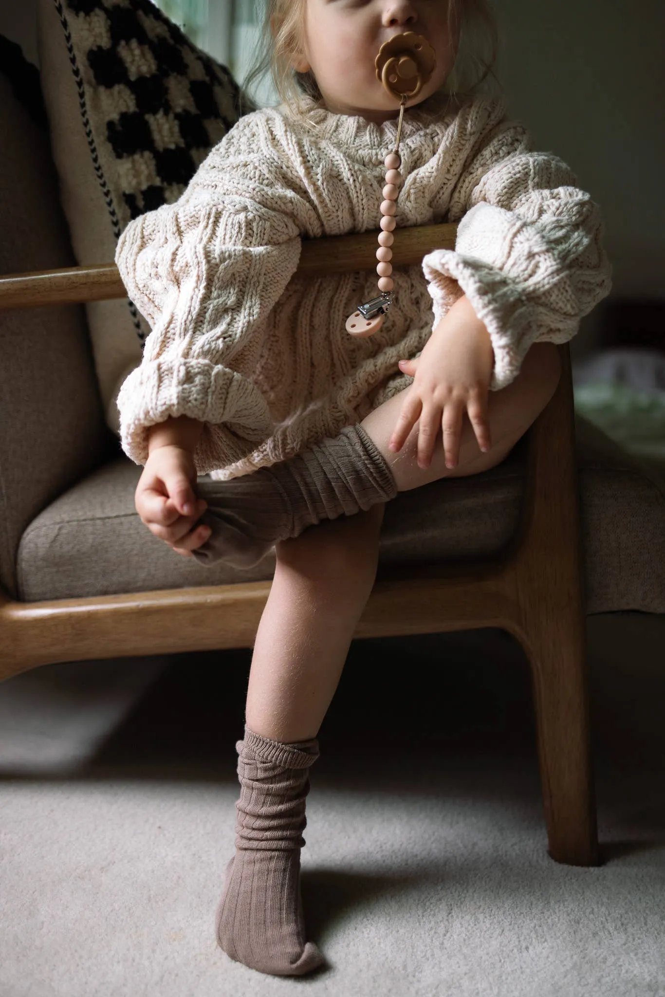 Knee High Socks, Baby   Toddler in Light Blue by Polished Prints