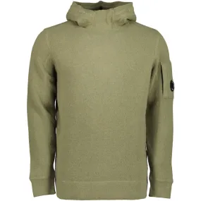 Lambswool Double Knit Lens Hoodie