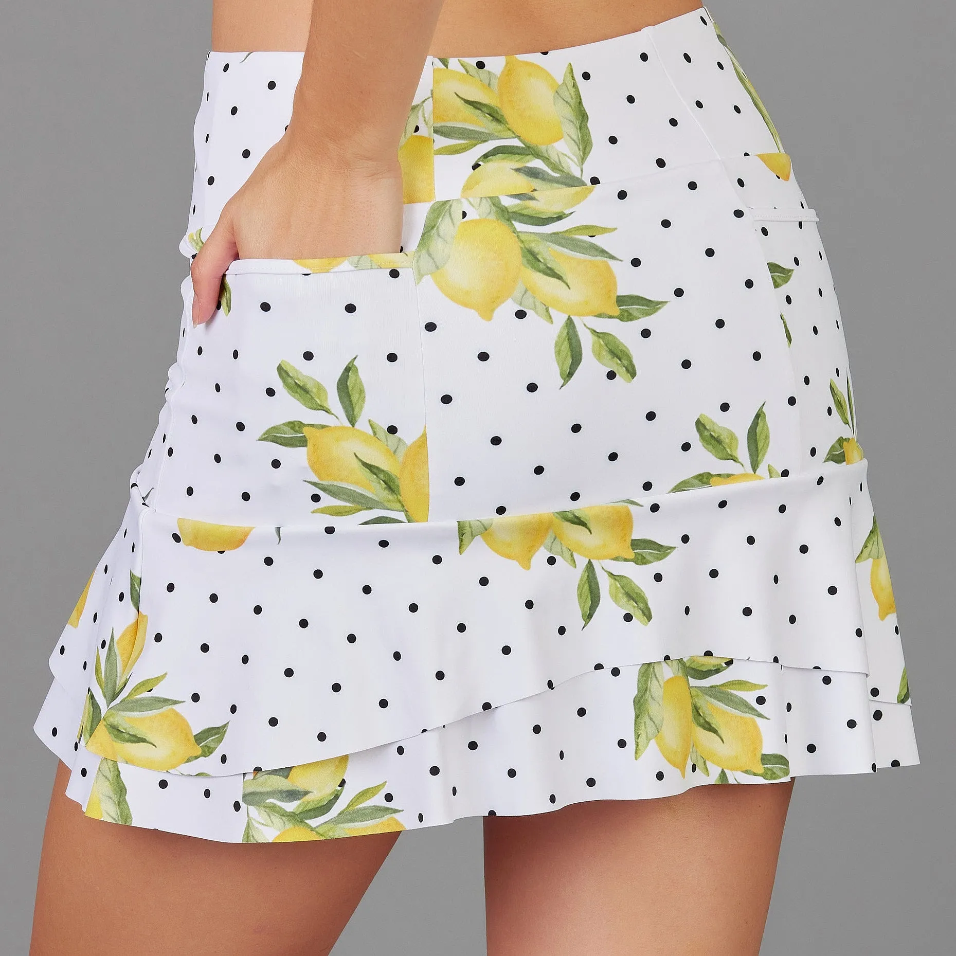 Lemons Mid Skort (print)