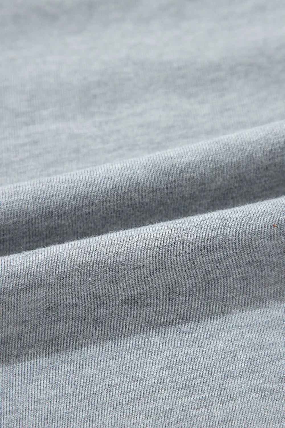 Light grey waffle pullover top