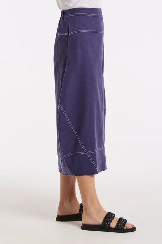Marco Polo - YTMS55041 Topstitched Skirt