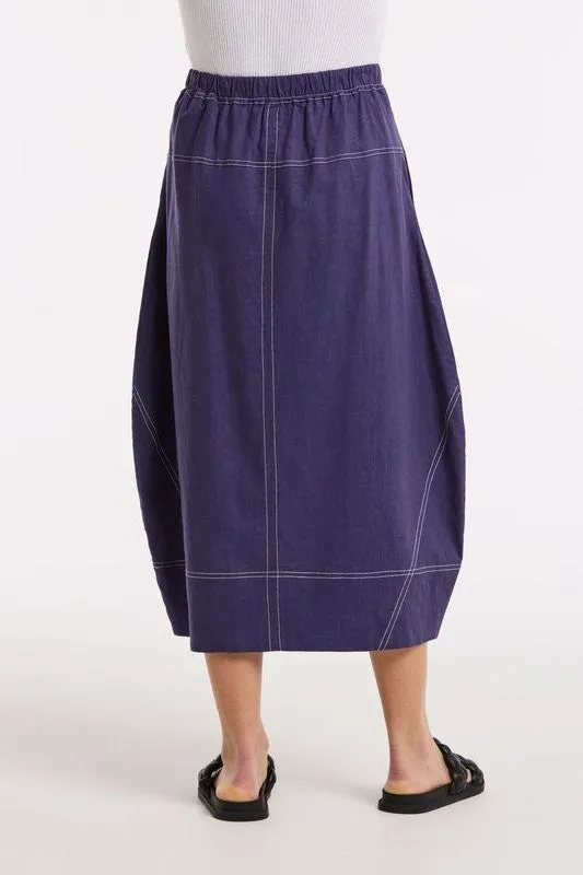 Marco Polo - YTMS55041 Topstitched Skirt