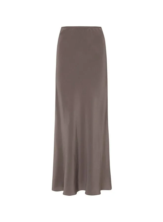 Matteau Bias Elastic Skirt in Slate