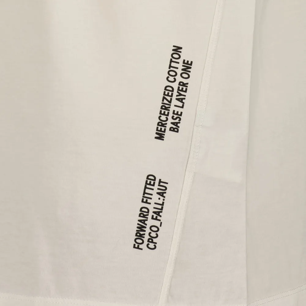 Mercerized Jersey Logo Print T-Shirt